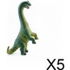 Set di 6 Statuette di Dinosauri, Giocattoli, Modelli Preistorici, Repliche in