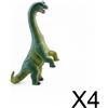 Set di 6 Statuette di Dinosauri, Giocattoli, Modelli Preistorici, Repliche in