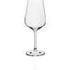 Bohemia Crystal Belia 4189175 C6 Calice Vino 45 CL Boemia, Acciaio Inox