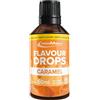 IronMaxx Flavour Drops - Caramel 50ml | Senza calorie e senza zucchero | Gocce aromatiche vegane per dolcificare alimenti | Pratico tappo contagocce
