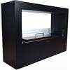 Divina Fire Camino a bioetanolo da terra per interno esterno Giotto S Nero 100x30x70