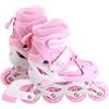 Picysa Pattini a Rotelle 2 in 1 Pattini a Rotelle Lampeggianti Regolabili per Bambini e Adulti Sport All'aria Aperta Divertimento Comfort Durevole Dimensioni Regolabili (Scarpe rosa full flash #96)