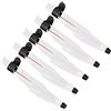Naroote Set di 5 Protezioni Telescopiche per Puntale per Canna da Pesca, Leggere, Durevoli, Impermeabili, per gli Appassionati di Pesca in Mare, in PVC (2#)