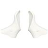 Fiocias 2 Pezzi Copri Leva del Cambio Rivestimenti per Comandi Protezioni per Leve Manopole Antiscivolo in Materiale Antiurto Adatto per Modelli ST-, Bianco