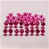 AAA 2x2 MM Naturale Perfetto Mozambico Rubino Rotondo Loose Gemma Taglio 10 Pz