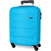 ROLL ROAD Flex, Trolley Rigido Cabina 55m Unisex Adulto, Blu (Blue), 38x55x20 cms