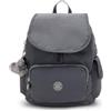 Kipling City Pack S Zaino, Zaino da Giorno Piccolo Leggero con Tasche Multiple, Spallacci Regolabili & Zaino da Viaggio Quotidiano Compatto - Moonlit Grey