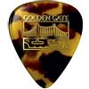 Golden Gate MP-14 Deluxe Tortoise Style Flat Pick, Sideman, 12 pezzi