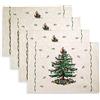 Spode avanti Albero Stampato Telo da Bagno, Ivory, 4pc Placemat