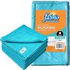 FABRIO 8 panni in microfibra, 30 x 30 cm, ultra morbidi, privi di lanugine, super assorbenti per cucina, auto, vetro e pulizia multi-superficie, colore: blu