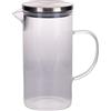 Villa d'Este Home Tivoli 1996 Caraffa 1,4 l in vetro borosilicato, coperchio in acciaio inox, Glass