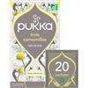 Pukka Tisane, Three Camomille, Tisana ai Tre Tipi di Camomilla, 100% Biologico, Ingredienti Selezionati in Modo Etico, Per un Momento Rilassante, 20 Filtri