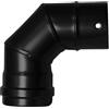A Forged Tool Gomito stufa a pellet vetrificato Ø80 mm 90°