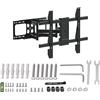 3mk Supporto a parete per TV 3mk StableMount, modello girevole, per schermi da 55 a 90 pollici, capacità massima di 75 kg