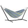 Vivere UHSDO8-24 Amaca con Supporto Brasiliana, Cotone, 250 cm, Portata 200 kg Borsa da Trasporto inclu, Oasi Doppia, Oasis