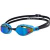Arena Air Sonic Mirror Occhialini Nuoto Gara Adulto,con Ampie Lenti Panoramiche Specchiate, Protezione UV, 3 Ponti Nasali Intercambiabili, Ammortizzazione Cloud Flex, Trattamento Anti-Appannamento