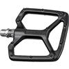 Funn Python Pedali Flat MTB, Piattaforma Larga, Asse CrMo (Nero)