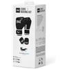 Everlast Kit principianti Core, Nero/Bianco | Include guantoni da boxe neri per sacco, fasce da 305 cm e paradenti a triplo strato