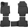 ELEMENT Set di Tappetini Auto in Gomma TPE 3D per Toyota RAV4 | Mk5 (XA50) | 2018-2024 | 100% adatti perfettamente, Gomma Auto Robusti, Tappetini Universali, Tappetini 3D