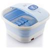 InnovaGoods Idromassaggiatore Plantare Pieghevole - Spa Elettrica, Riscaldamento 50ºC, Generatore di Bolle, Aromaterapia, 10 Rulli Riflessologia, TPE Multicolore
