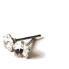 SANICO SRL Sanico Orecchini In Nobio Fiore Cristalli 121C