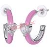 BJT336 ORECCHINI LEILA ACCIAIO INOSSIDABILE 16MM - ACCESSORIO MODA