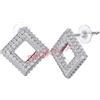 SANICO SRL Bjt258 Orecchino Frame Crystals 10 Mm