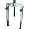 KS Tools 620.0038 Estrattore universale a serraggio rapido, 2 bracci con gancio estremamente sottile e allungato, 25-130mm, 200mm