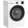 Beko BM3WFU3741X - Lavatrice autoportante, 7 kg, EnergySpin, scelta centrifuga 1400 giri/min, funzione vapore, igiene + anallergica, risparmio di acqua e tempo, colore: Bianco