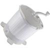 Yechiry Lavatrice a Manovella Precisa Lavatrice Manuale Non Elettrica Efficiente per Campeggio in Dormitorio con Cestello Staccabile, Grigio Nordico