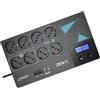 INFOSEC Gruppo di continuita' UPS Infosec ZEN-X Master 800 Line Interactive 800VA 480W 8 Prese Nero