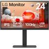 Lg Monitor Led 23.8'' Lg 24BA750-T IPS Full HD 1920x1080 5ms D Nero [24BA750-T.AEU]
