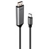 Lindy Cavo adattatore Lindy 43504 Bi-Direzionale Usb Tipo C a DisplayPort 2m 8K60Hz Grigio