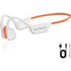 Zovimax Cuffie a Conduzione Ossea Nuoto, IPX8, Bluetooth 6.0, MP3 8 GB | 12H Anti-Vento