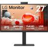 LG 27BA850-B.AEU Monitor PC 68,6 cm (27") 1920 x 1080 Pixel Full HD Nero