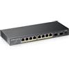 Zyxel Switch Unmanged PoE+, 10 porte Gigabit, - Design senza ventole