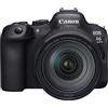 Canon Fotocamera mirrorless EOS R6 Mark II Full Frame e RF 24-105mm F4L IS USM | 24,2 megapixel, scatto continuo fino a 40 fps, 4K 60p, fino a 8 stop IS e Dual Pixel CMOS Auto Focus II Nero