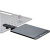 Manfrotto TetherGear Supporto per Mouse, Accessorio per Supporto PC, Mousepad Esterno per Supporto Laptop in Alluminio Leggero, Doppia Configurazione a Destra o a Sinistra, 32 cm x 15 cm, MLTSA2001B