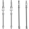 RcThjia Asse albero di trasmissione anteriore posteriore CVD set in acciaio Dogbone asse asse asse per SCX24 Gladiator JLU Bronco C10 Deadbolt plastica Assi di ricambio (anteriore posteriore)