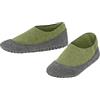 FALKE Cosy Slipper K Hp lana con suola in gomma 1 paio, Calze da casa, Verde Ferngreen 7084, 29-30