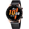 LOTUS Orologio Intelligente Uomo - Smartwatch Acciaio Inossidabile 316L Nero - Impermeabile IP65 50025/1 - Controllo Musica, Contapassi e Calorie, Telefono, Sport, Frequenza Cardiaca