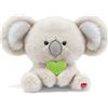 Trudi Koala Cuore Verde | Animali peluche idea regalo | 12x13x9 cm taglia XS | Heart Animals | modello 51550