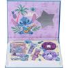 Lip Smacker, Cofanetto Regalo Trucchi Disney Stitch per Bambini, 5 Pezzi | Palette 6 Ombretti, 2 Lucidalabbra, 2 Elastici per Capelli, Charm in PVC, Cofanetto Regalo Completo