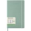 Moleskine Agenda Settimanale 2026 2027 - Agenda 18 Mesi Con Spazio per Note, Copertina Rigida e Chiusura Elastica, Colore Verde Salvia, Formato Large 13 x 21 cm