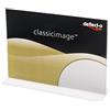 Deflecto Porta-avvisi con base a T - A4-29,8x8,7x21,5 cm 47701