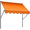 Angerer - Tenda da sole a caduta Dralon a tinta unita, arancione