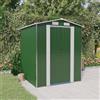 Rantry Mobile Capanno da Giardino Box Lamiera Zincata Casetta da Giardino Ripostiglio da Esterno Casetta Attrezzi Giardino Verde 192x191x223 cm Acciaio Zincato