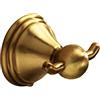 Gedy Kobe, Appendiabiti doppio, Finitura bronzo, Misure 5,6 x 8,2 x 7,7 cm e peso 0,11 kg, Porta asciugamani in acciaio inox e Cromall®, 2 anni di garanzia, Design R&S
