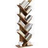 VASAGLE CUSTOS Collezione - Libreria, Scaffale a 8 livelli, Mobile a Forma di Albero, per Soggiorno, Ufficio, Camera da Letto, Marrone Vintage LBC11BX