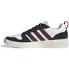 adidas Uomo Courtwave Shoes, Core White/Shadow Red/Core Black, 40 EU